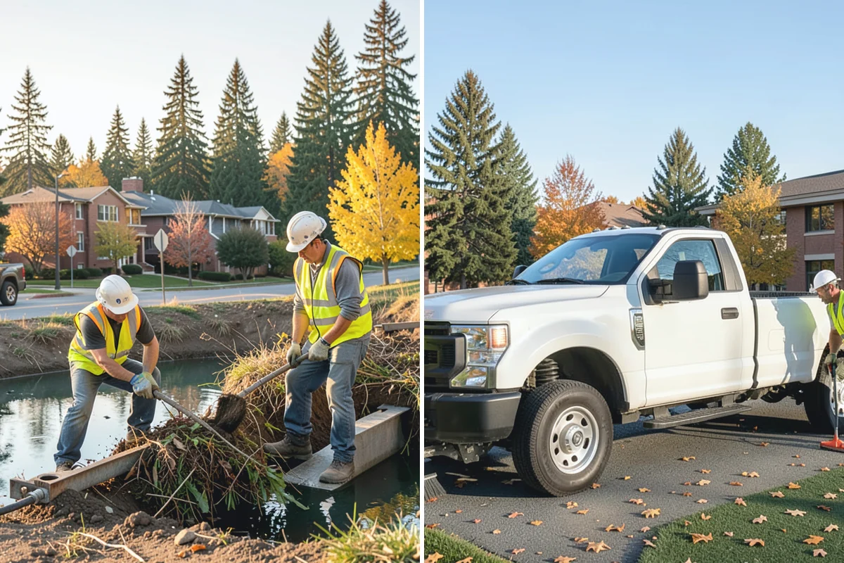 Guardrail Vegetation Clearing in Sumner, Pierce County, WA - Identify guardrail runs and note hardware and terminal locations