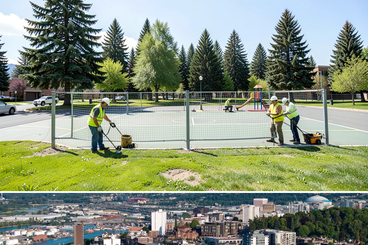 Guardrail Vegetation Clearing in Tacoma, Pierce County, WA - Behind-rail clearing is scheduled through the growing season and paired with a fall pass so guardrail is inspectable and...
