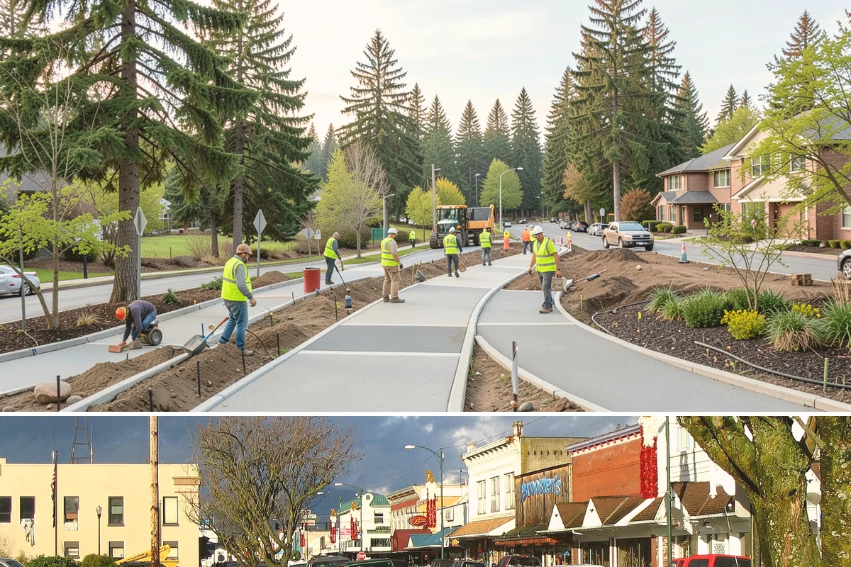 Gutter Cleaning in Arlington, Snohomish County, WA - Gutter cleaning demand peaks from October through December during Western Washington's heavy leaf drop and sustained rain, with...