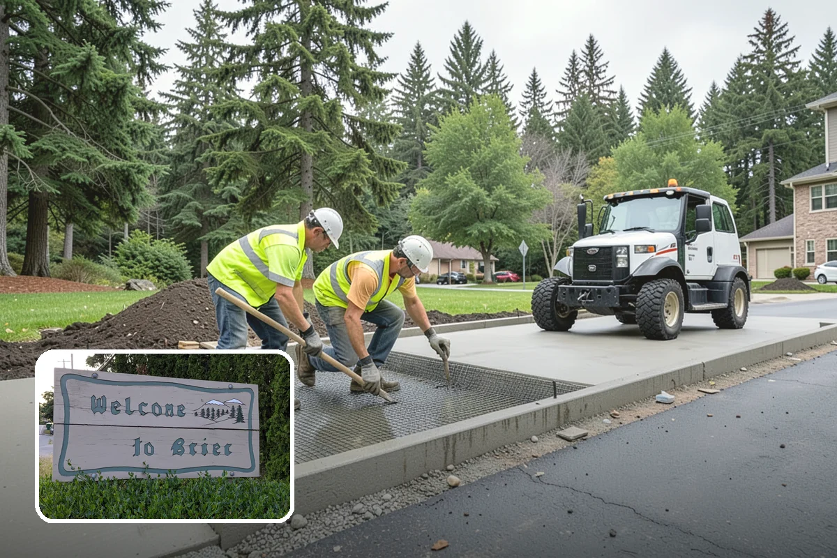 Gutter Cleaning in Brier, Snohomish County, WA - Keeps runoff flowing to inlets and prevents intersection flooding