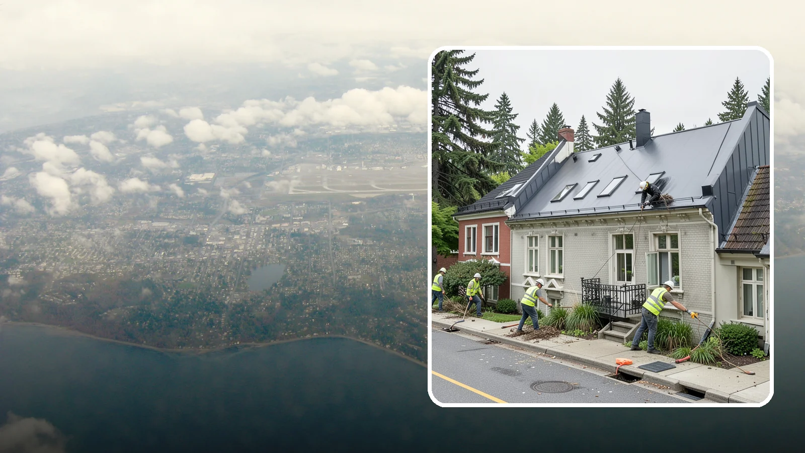 Gutter Cleaning in Burien, King County, WA - Street gutter cleaning that removes accumulated debris to keep runoff moving to catch basins and inlets.