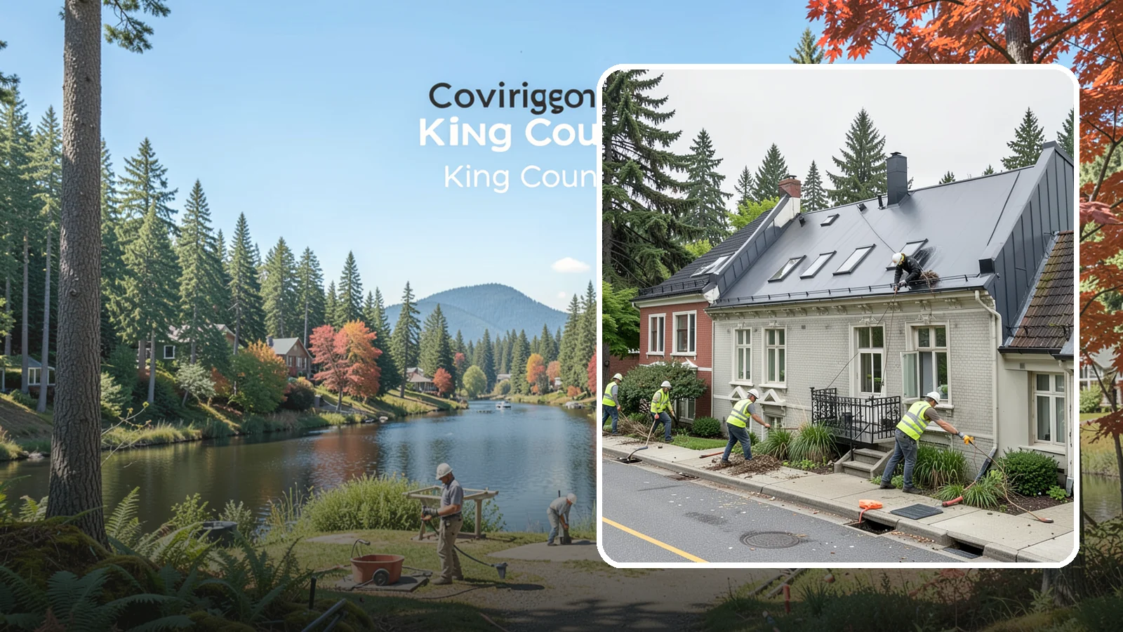 Gutter Cleaning in Covington, King County, WA - Street gutter cleaning that removes accumulated debris to keep runoff moving to catch basins and inlets.