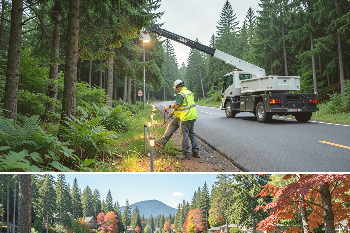 Gutter Cleaning in Covington, King County, WA - Gutter cleaning demand peaks from October through December during Western Washington's heavy leaf drop and sustained rain, with...