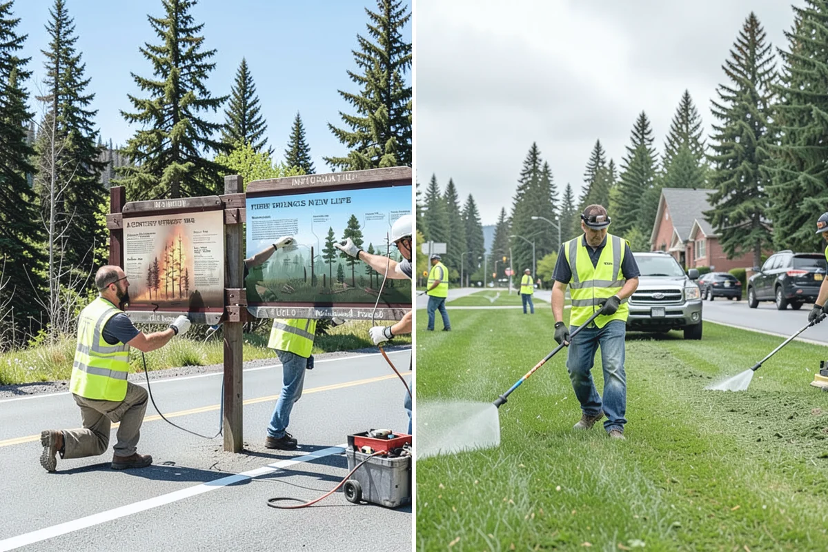Gutter Cleaning in Darrington, Snohomish County, WA - Map gutter routes and set cleaning frequency by leaf and sediment load