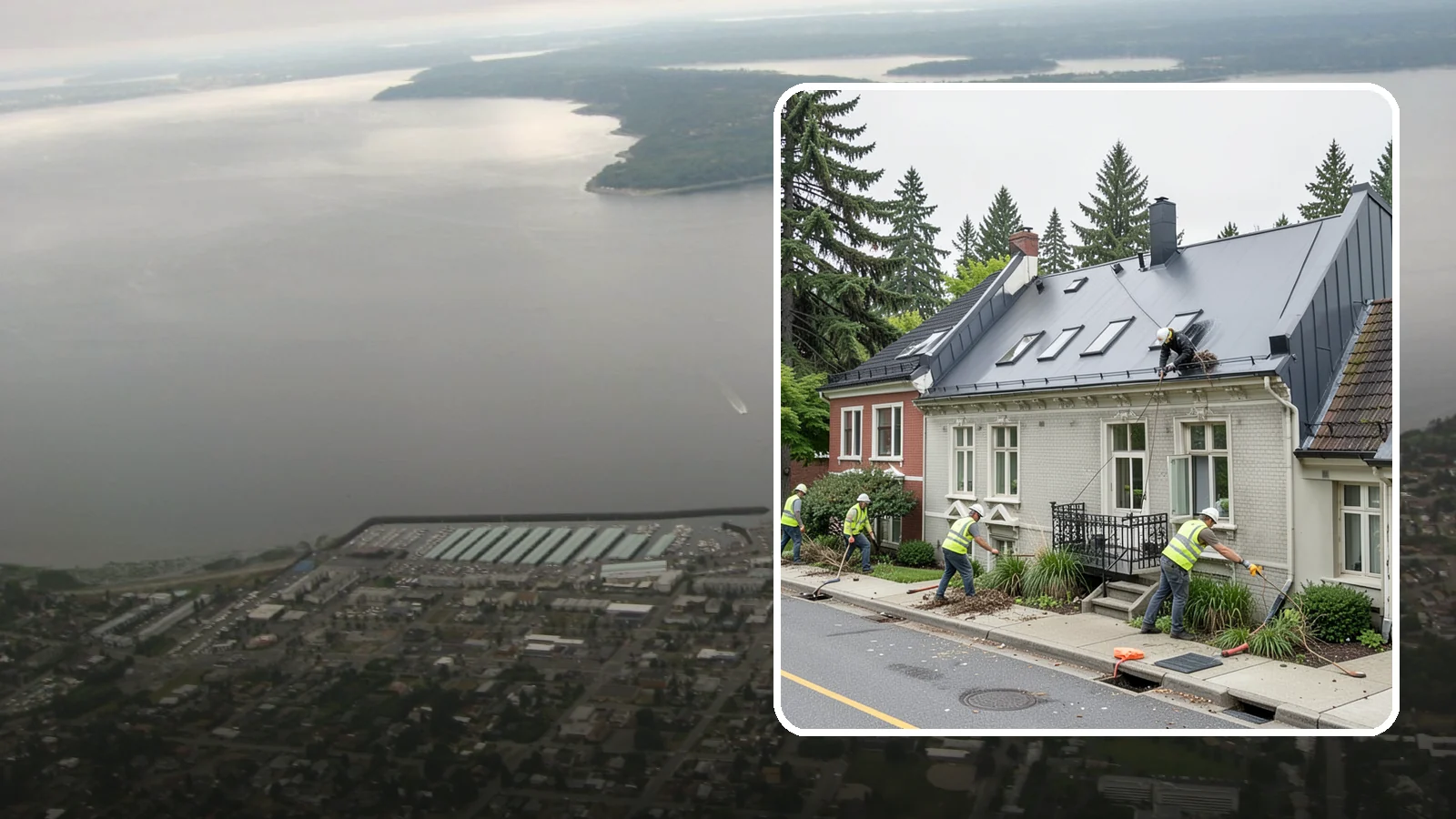 Gutter Cleaning in Des Moines, King County, WA - Street gutter cleaning that removes accumulated debris to keep runoff moving to catch basins and inlets.