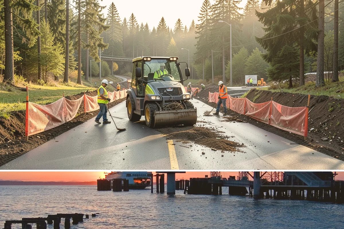 Gutter Cleaning in Edmonds, Snohomish County, WA - Gutter cleaning demand peaks from October through December during Western Washington's heavy leaf drop and sustained rain, with...