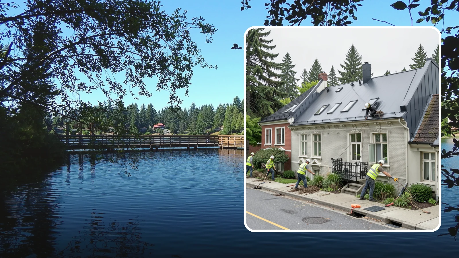 Gutter Cleaning in Federal Way, King County, WA - Street gutter cleaning that removes accumulated debris to keep runoff moving to catch basins and inlets.