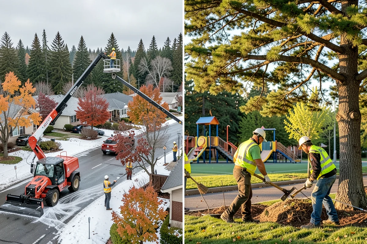 Gutter Cleaning in Fircrest, Pierce County, WA - Map gutter routes and set cleaning frequency by leaf and sediment load