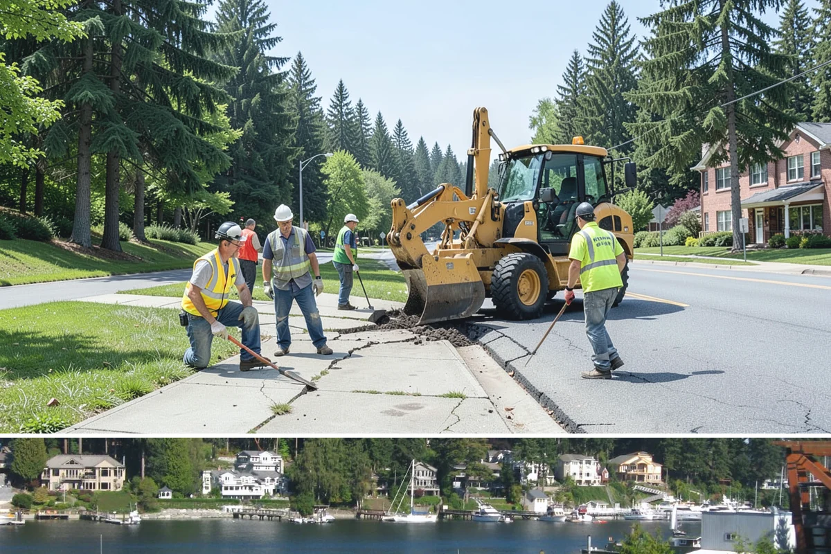 Gutter Cleaning in Gig Harbor, Pierce County, WA - Gutter cleaning demand peaks from October through December during Western Washington's heavy leaf drop and sustained rain, with...