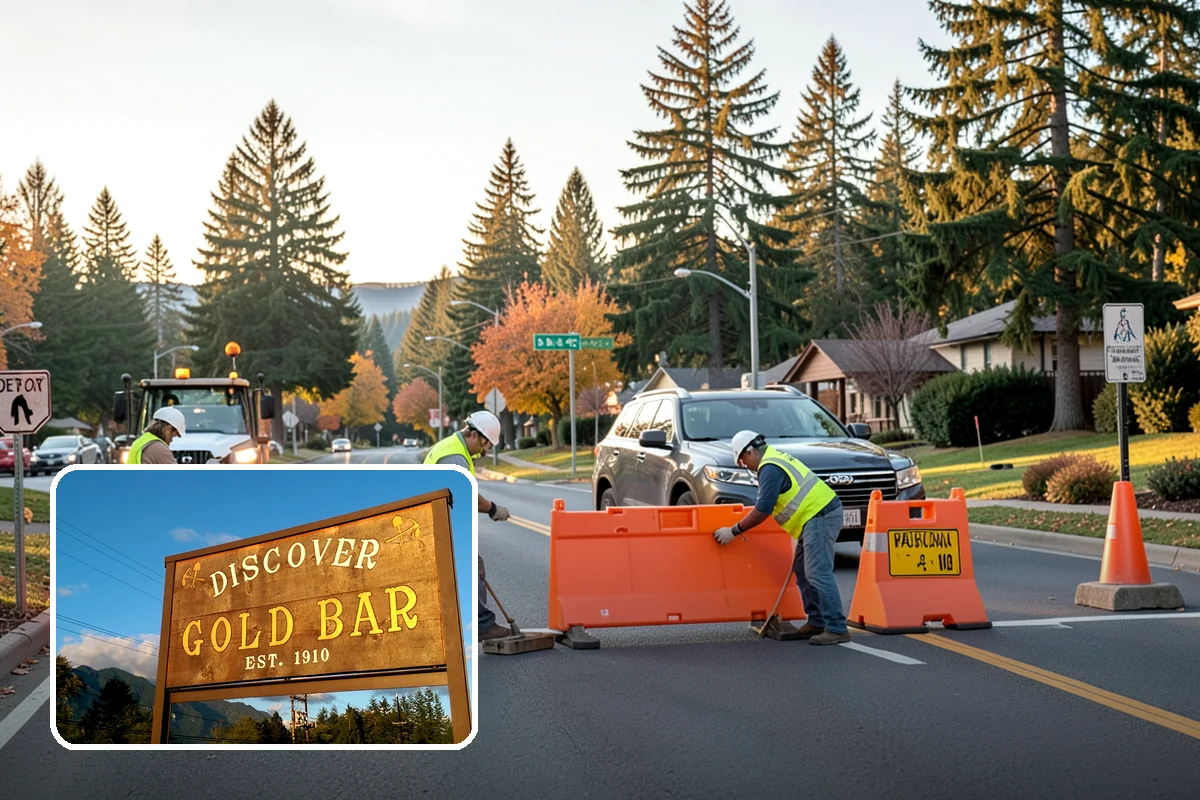 Gutter Cleaning in Gold Bar, Snohomish County, WA - Keeps runoff flowing to inlets and prevents intersection flooding