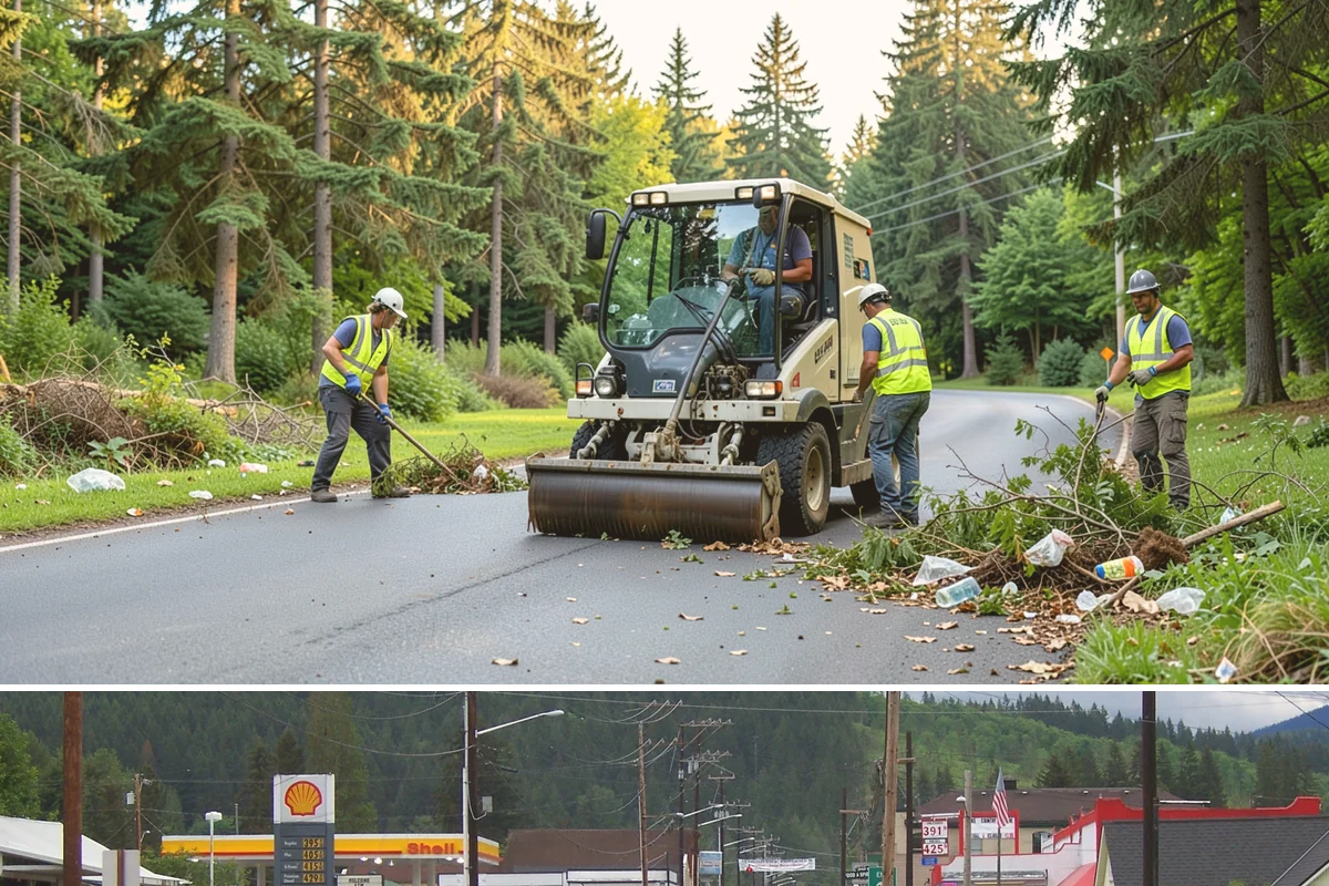 Gutter Cleaning in Granite Falls, Snohomish County, WA - Gutter cleaning demand peaks from October through December during Western Washington's heavy leaf drop and sustained rain, with...