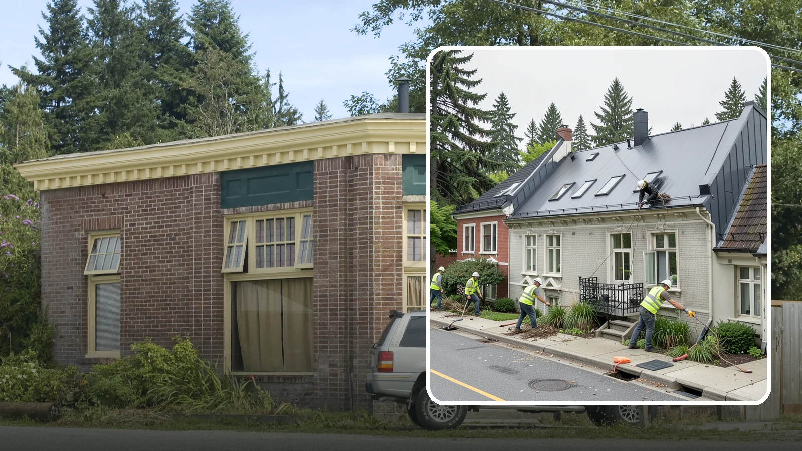 Gutter Cleaning in Hamilton, Skagit County, WA - Street gutter cleaning that removes accumulated debris to keep runoff moving to catch basins and inlets.