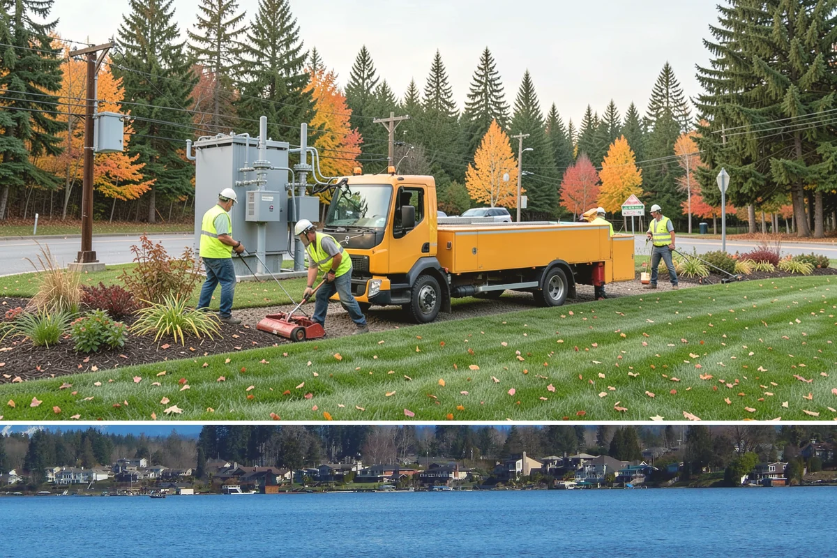 Gutter Cleaning in Lake Stevens, Snohomish County, WA - Gutter cleaning demand peaks from October through December during Western Washington's heavy leaf drop and sustained rain, with...