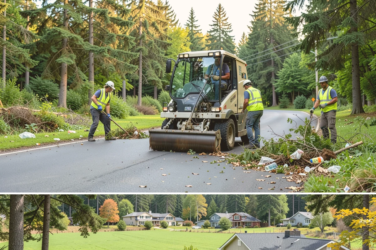 Gutter Cleaning in Lyman, Skagit County, WA - Gutter cleaning demand peaks from October through December during Western Washington's heavy leaf drop and sustained rain, with...