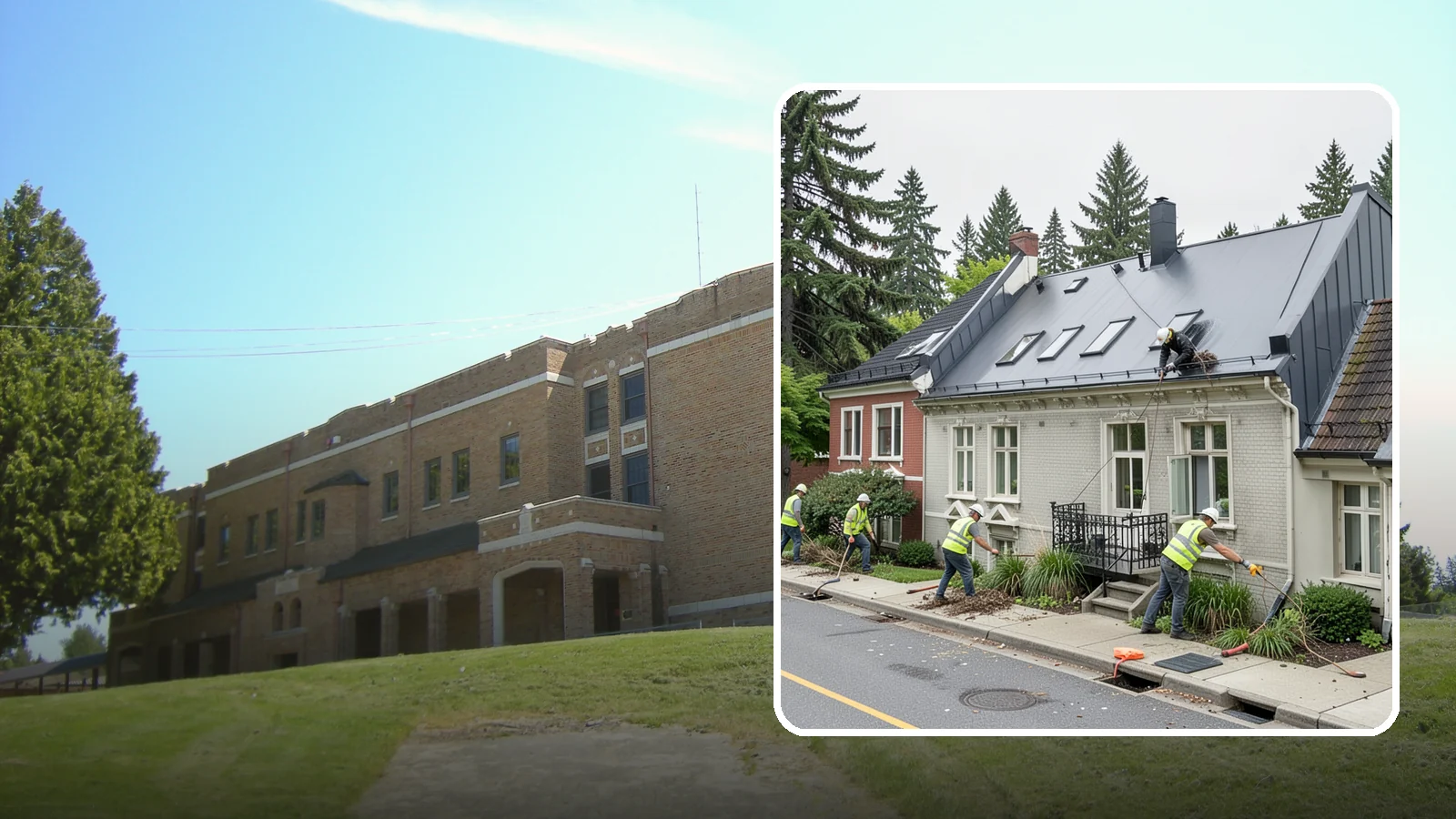 Gutter Cleaning in Maple Valley, King County, WA - Street gutter cleaning that removes accumulated debris to keep runoff moving to catch basins and inlets.