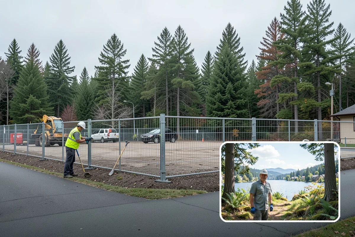 Gutter Cleaning in Milton, King County, WA - Keeps runoff flowing to inlets and prevents intersection flooding
