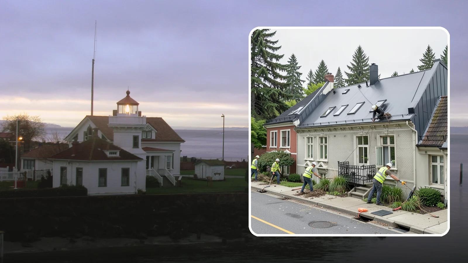 Gutter Cleaning in Mukilteo, Snohomish County, WA - Street gutter cleaning that removes accumulated debris to keep runoff moving to catch basins and inlets.