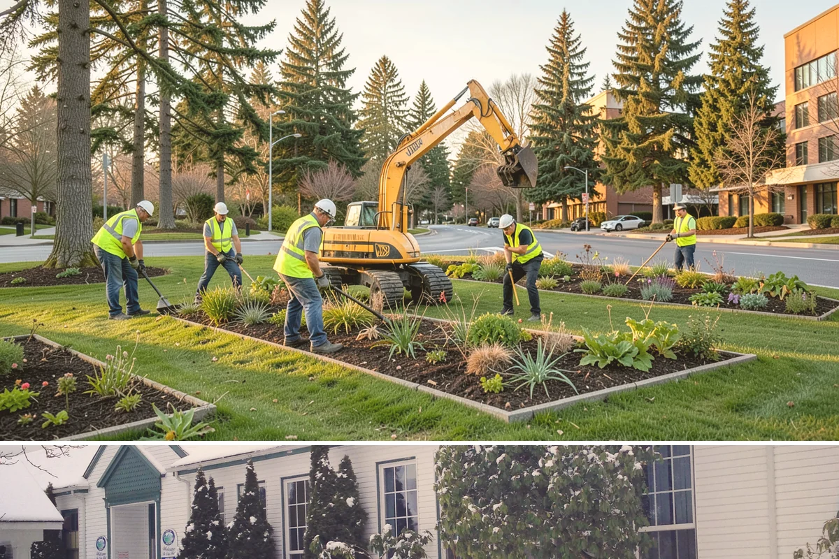 Gutter Cleaning in Pacific, King County, WA - Gutter cleaning demand peaks from October through December during Western Washington's heavy leaf drop and sustained rain, with...