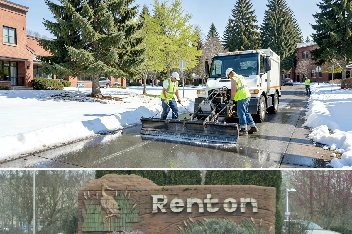 Gutter Cleaning in Renton, King County, WA - Gutter cleaning demand peaks from October through December during Western Washington's heavy leaf drop and sustained rain, with...