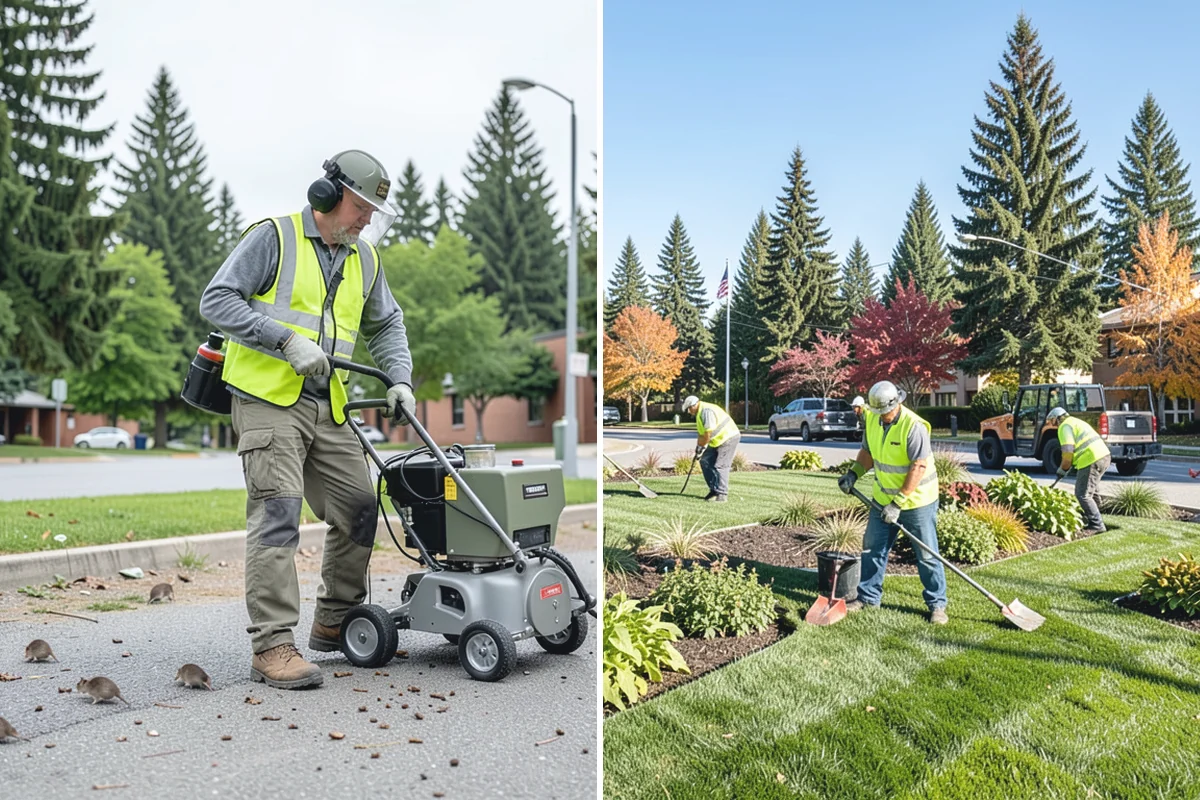Gutter Cleaning in Roy, Pierce County, WA - Map gutter routes and set cleaning frequency by leaf and sediment load