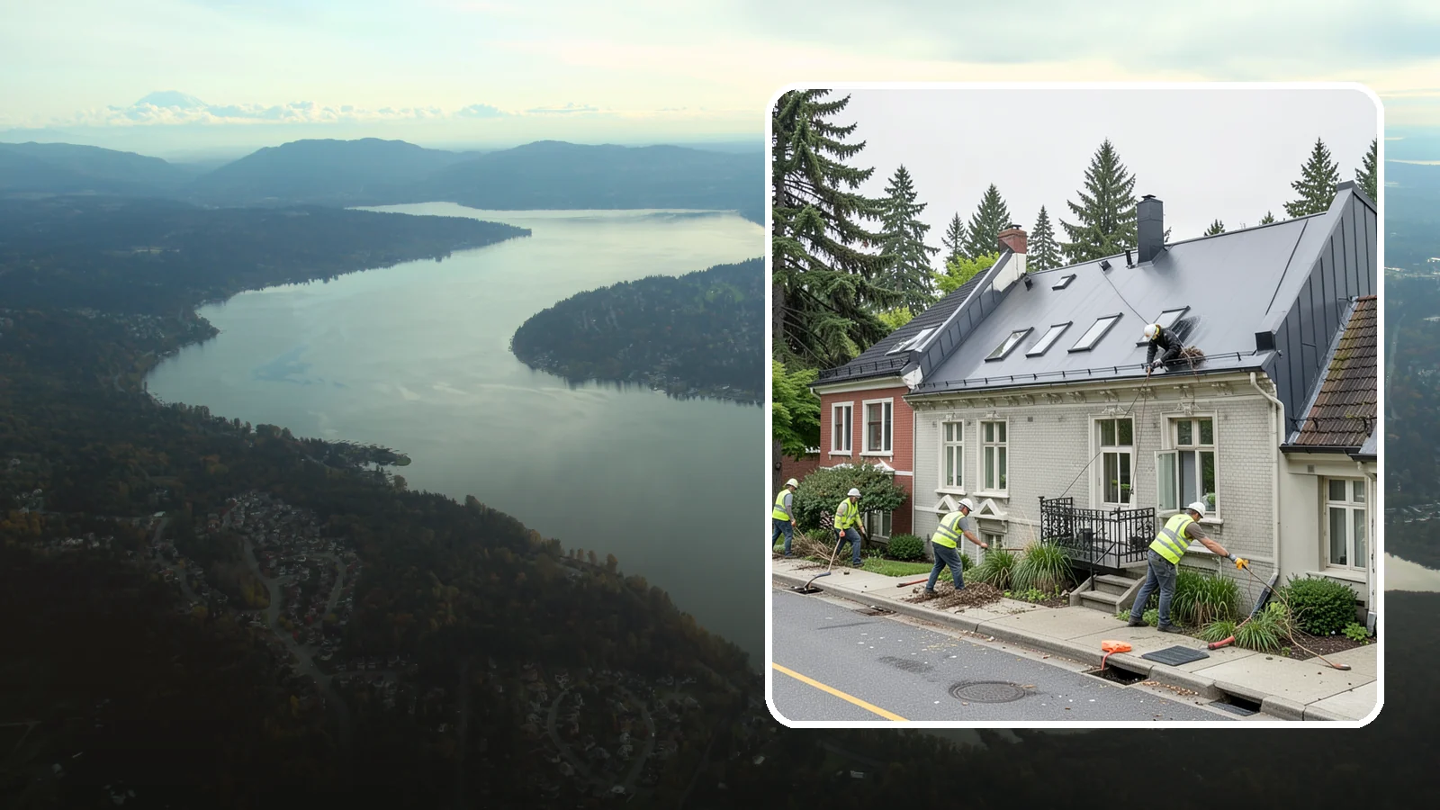Gutter Cleaning in Sammamish, King County, WA - Street gutter cleaning that removes accumulated debris to keep runoff moving to catch basins and inlets.