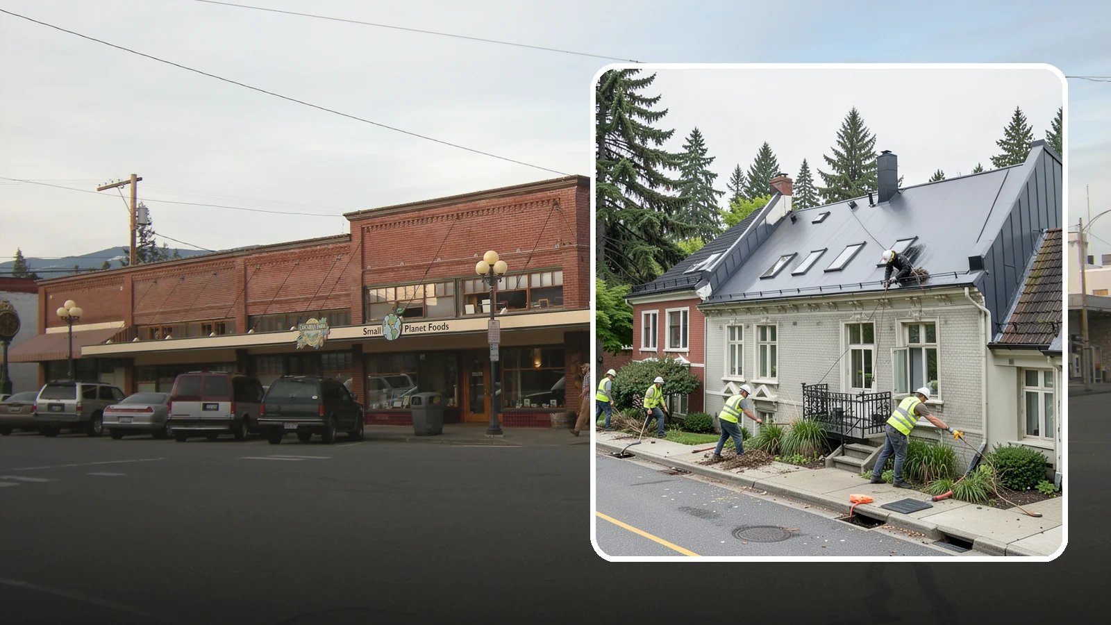 Gutter Cleaning in Sedro-Woolley, Skagit County, WA - Street gutter cleaning that removes accumulated debris to keep runoff moving to catch basins and inlets.