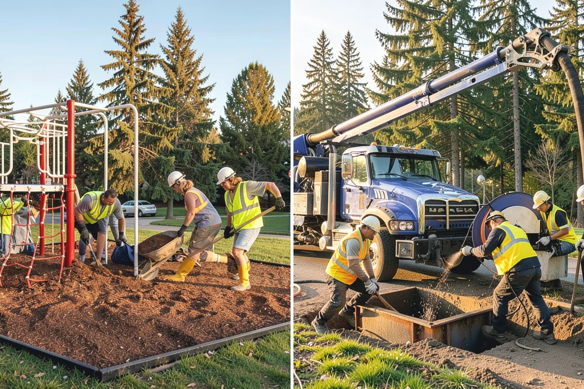 Gutter Cleaning in Sumner, Pierce County, WA - Map gutter routes and set cleaning frequency by leaf and sediment load