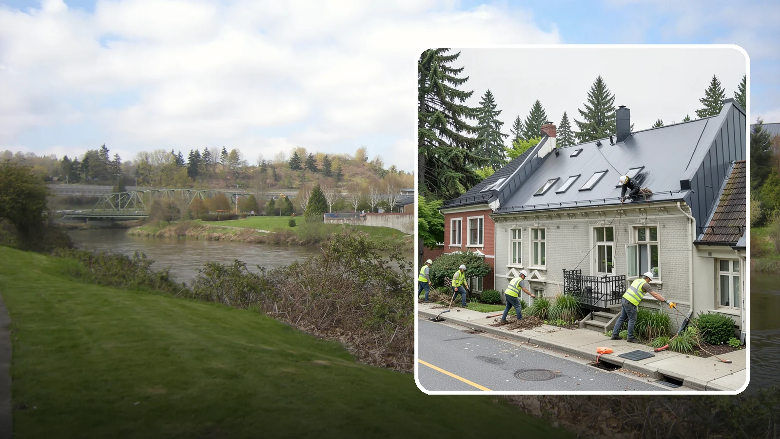 Gutter Cleaning in Tukwila, King County, WA - Street gutter cleaning that removes accumulated debris to keep runoff moving to catch basins and inlets.
