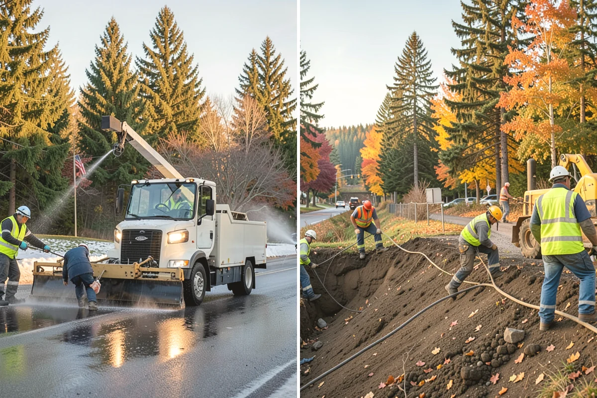 Gutter Cleaning in Tukwila, King County, WA - Map gutter routes and set cleaning frequency by leaf and sediment load