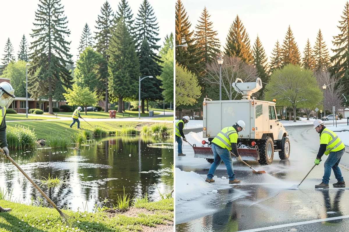 Gutter Cleaning in University Place, Pierce County, WA - Map gutter routes and set cleaning frequency by leaf and sediment load
