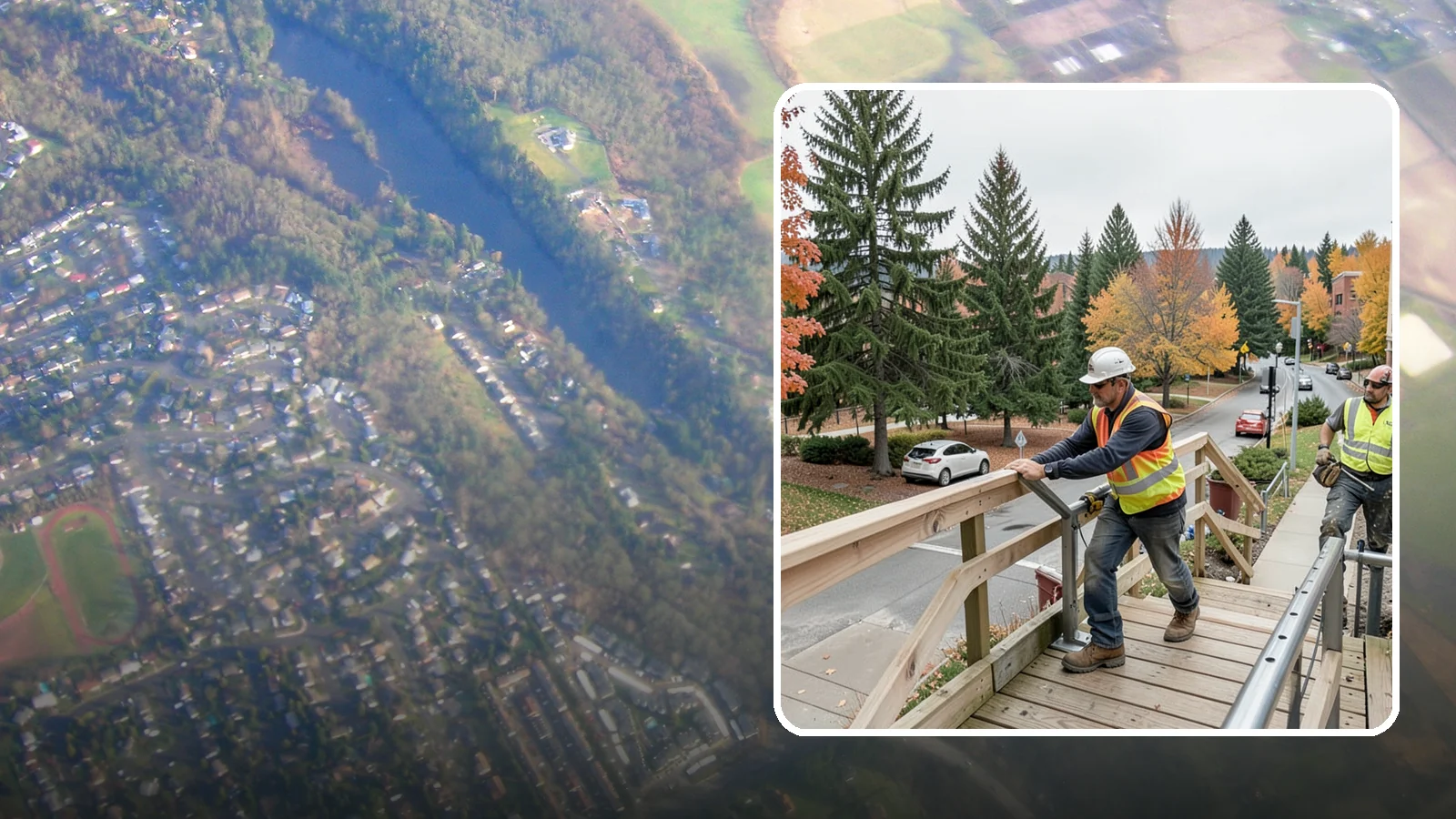Handrail Installation in Algona, King County, WA - We install code-compliant handrails and guardrails at stairs, ramps, and elevated public surfaces.