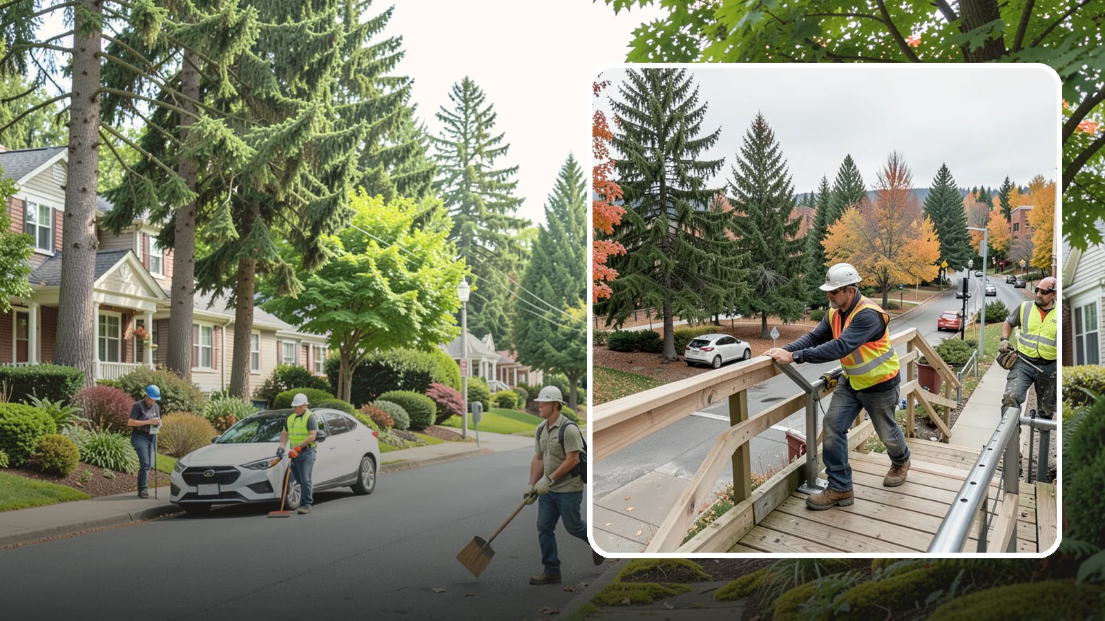 Handrail Installation in Beaux Arts Village, King County, WA - We install code-compliant handrails and guardrails at stairs, ramps, and elevated public surfaces.