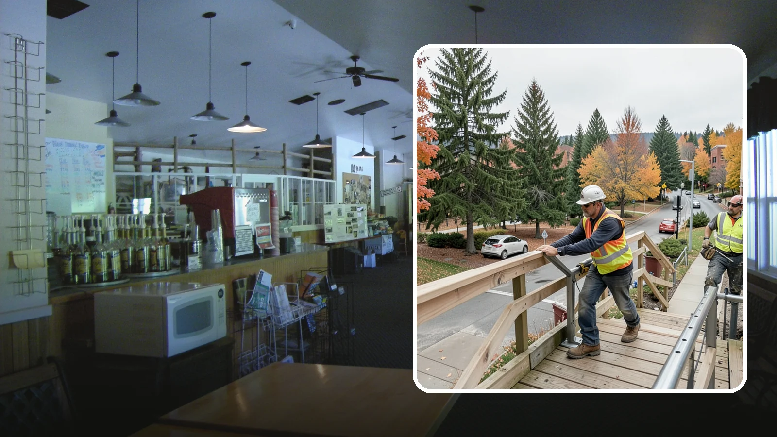 Handrail Installation in Black Diamond, King County, WA - We install code-compliant handrails and guardrails at stairs, ramps, and elevated public surfaces.
