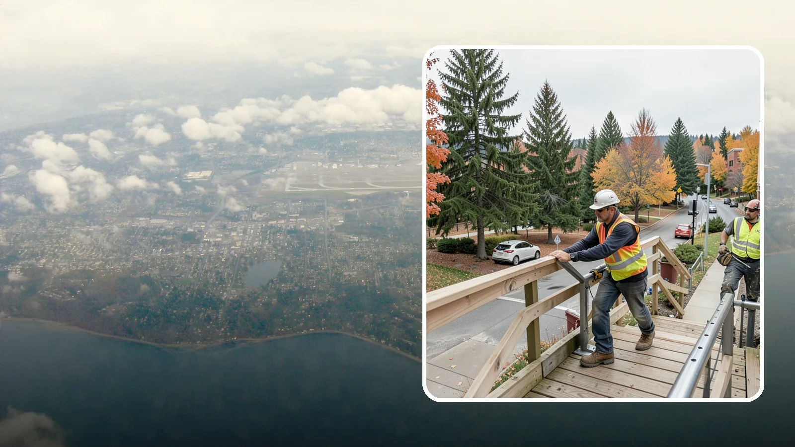 Handrail Installation in Burien, King County, WA - We install code-compliant handrails and guardrails at stairs, ramps, and elevated public surfaces.