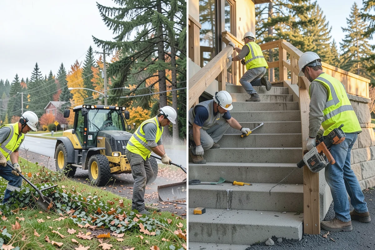 Handrail Installation in Coupeville, Island County, WA - Confirm rail type, layout, and code requirements