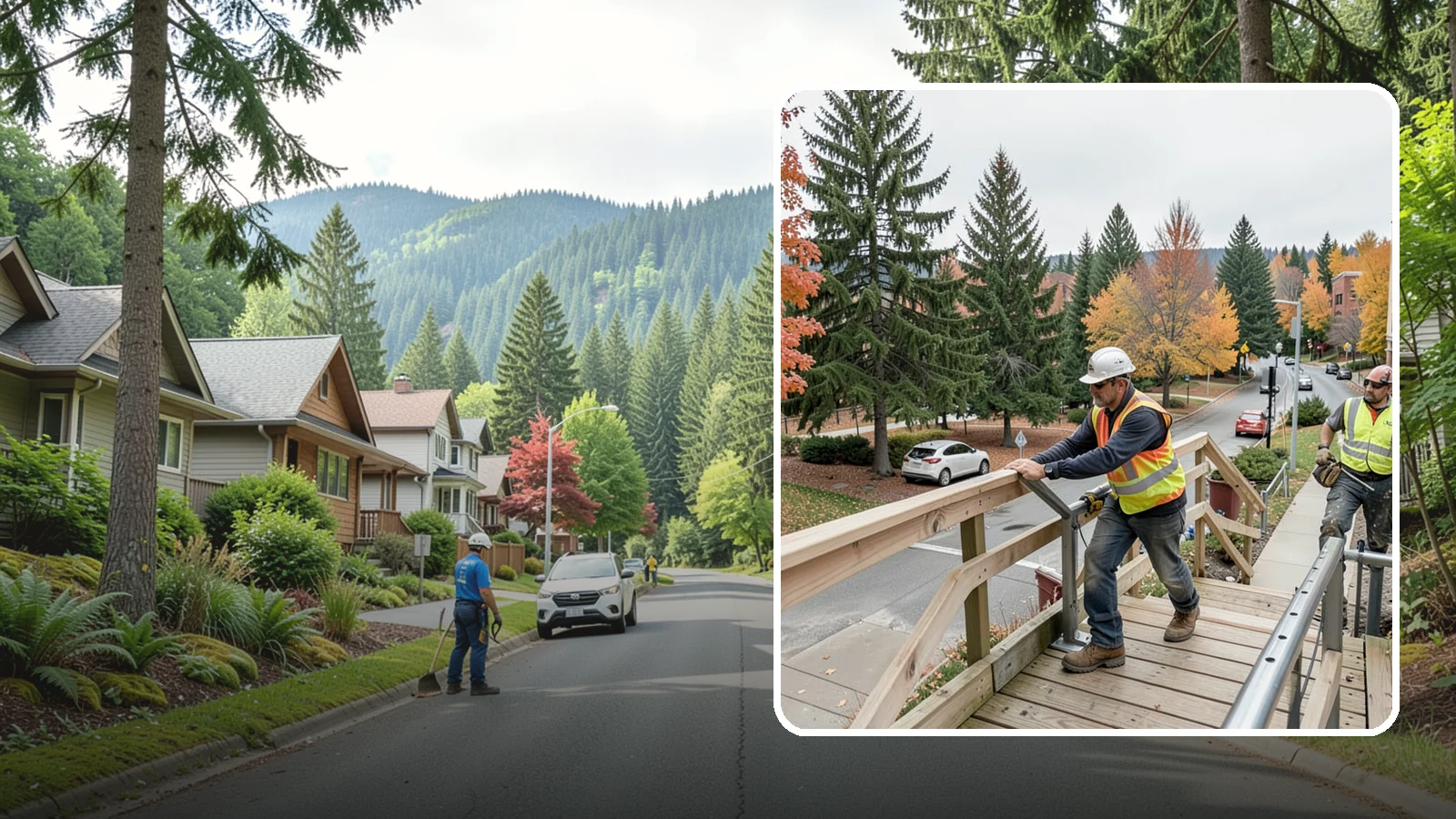 Handrail Installation in Darrington, Snohomish County, WA - We install code-compliant handrails and guardrails at stairs, ramps, and elevated public surfaces.