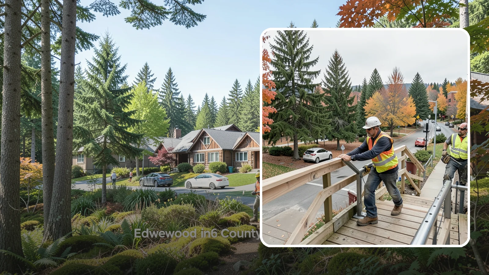 Handrail Installation in Edgewood, Pierce County, WA - We install code-compliant handrails and guardrails at stairs, ramps, and elevated public surfaces.