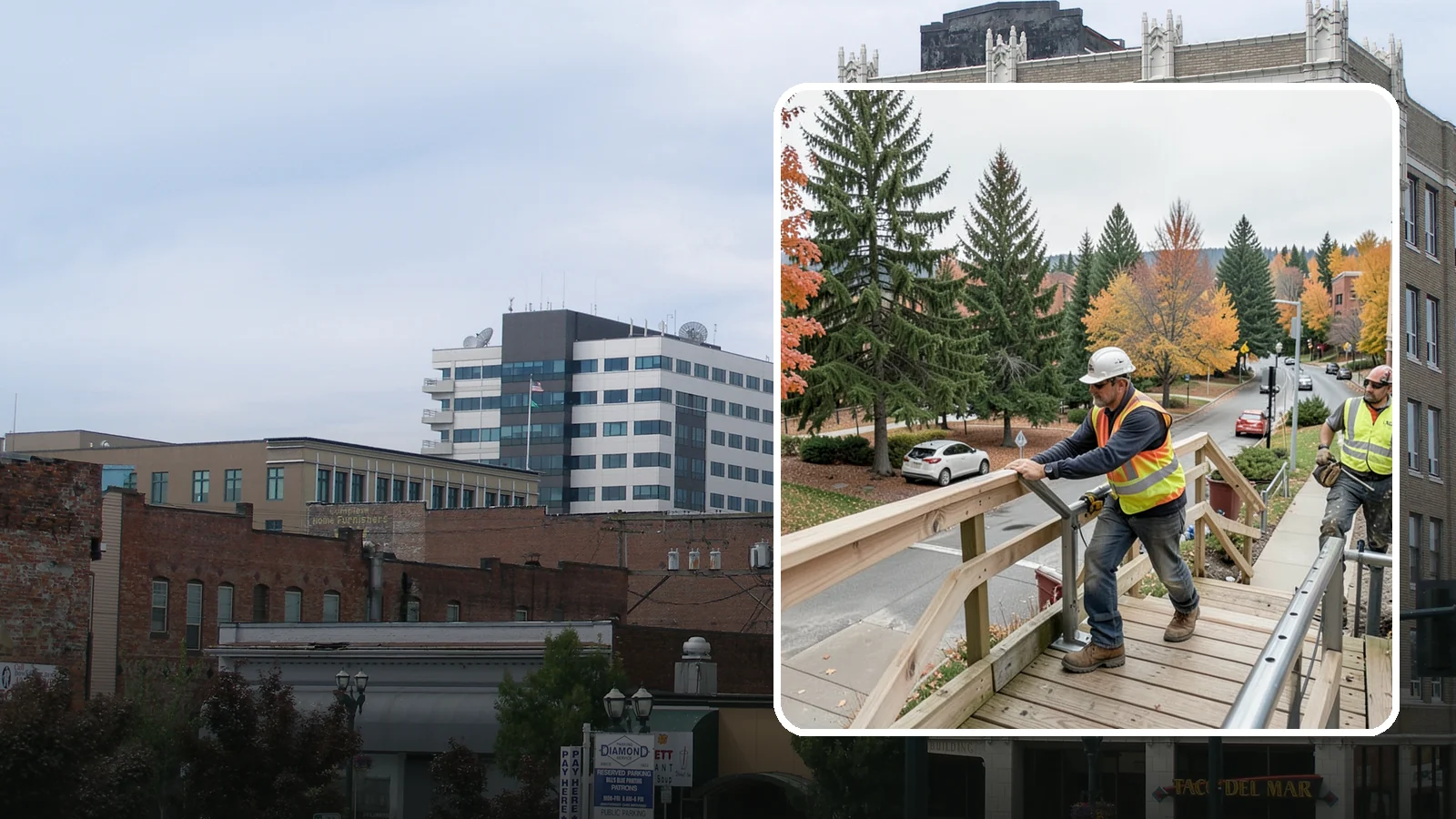Handrail Installation in Everett, Snohomish County, WA - We install code-compliant handrails and guardrails at stairs, ramps, and elevated public surfaces.