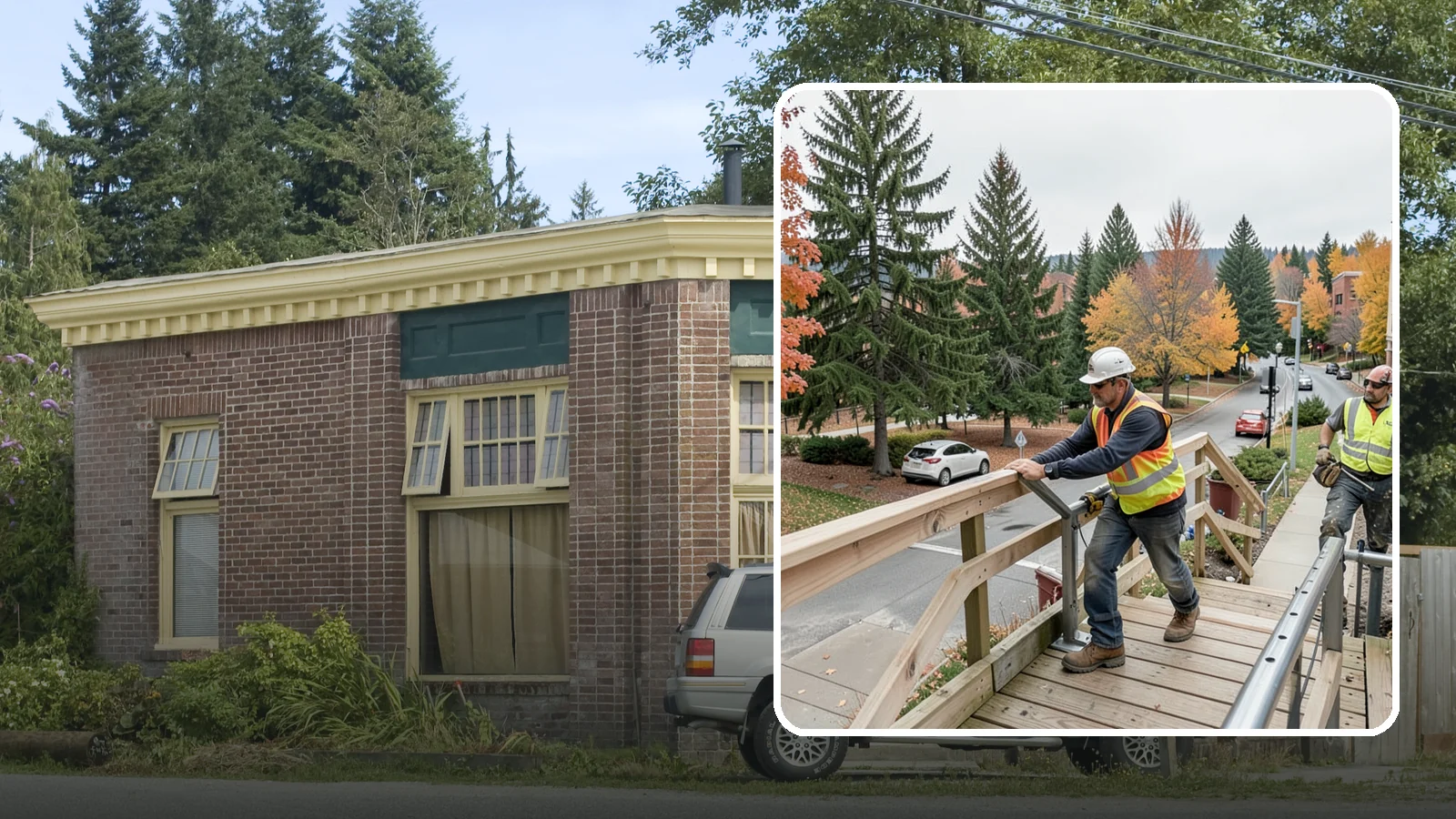 Handrail Installation in Hamilton, Skagit County, WA - We install code-compliant handrails and guardrails at stairs, ramps, and elevated public surfaces.