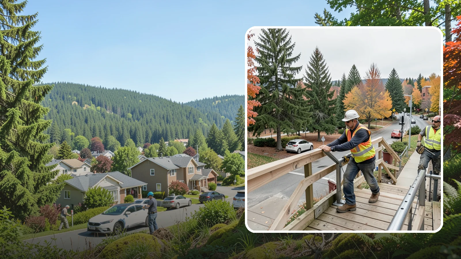 Handrail Installation in Index, Snohomish County, WA - We install code-compliant handrails and guardrails at stairs, ramps, and elevated public surfaces.