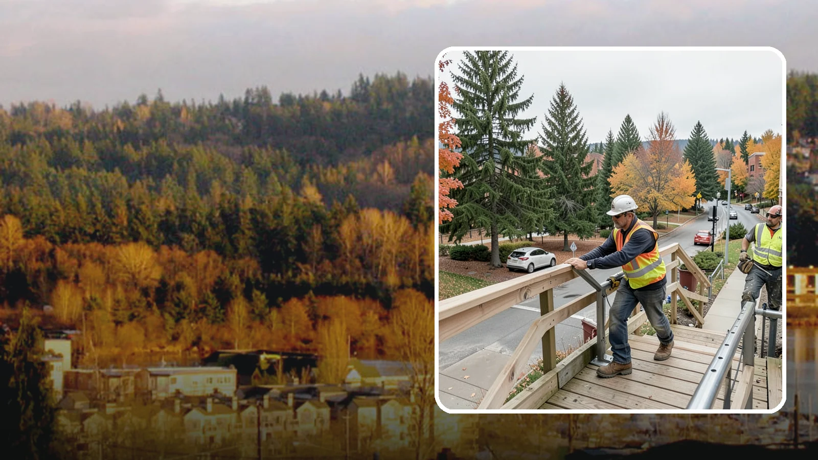 Handrail Installation in Kenmore, King County, WA - We install code-compliant handrails and guardrails at stairs, ramps, and elevated public surfaces.