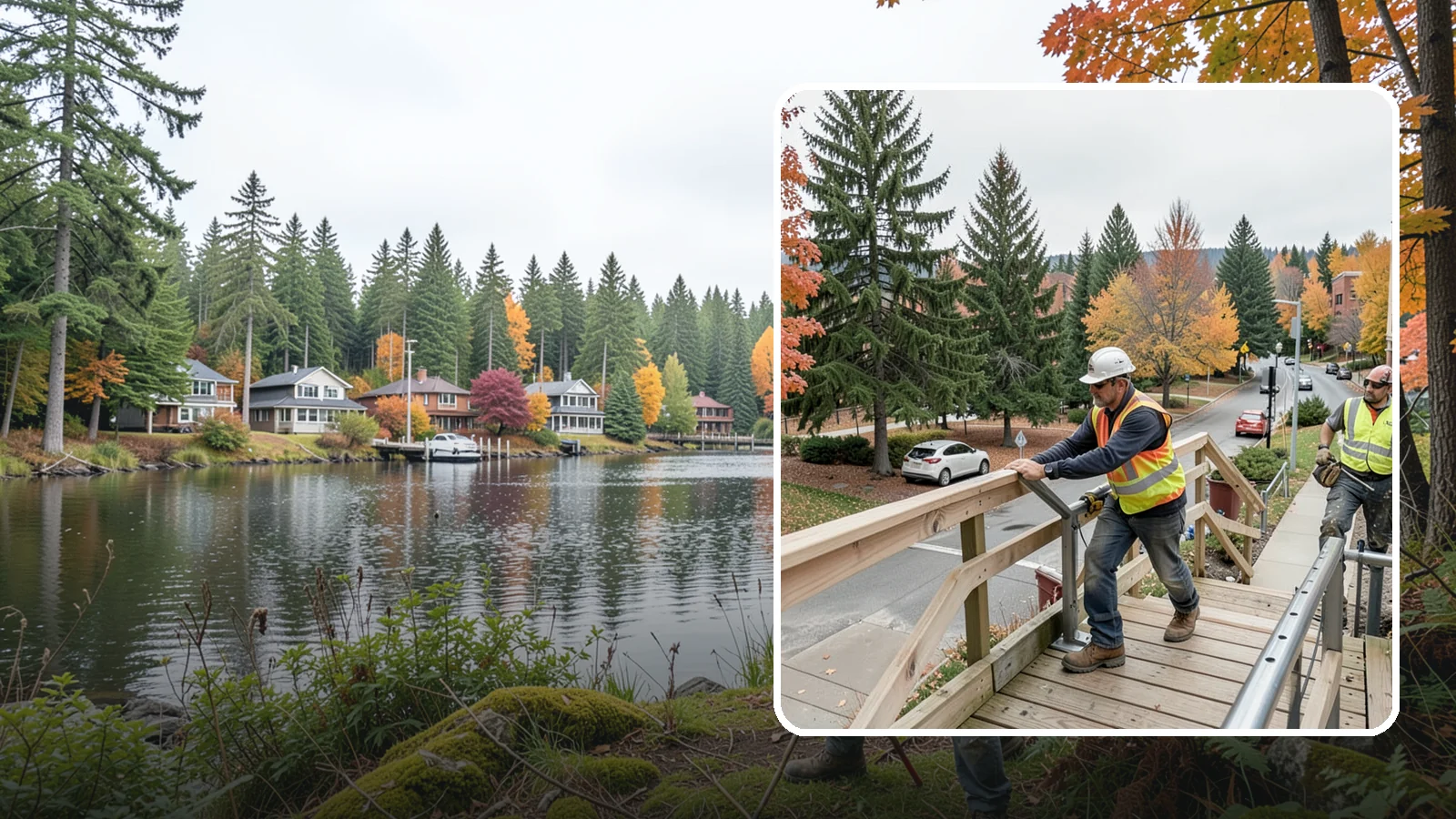 Handrail Installation in La Conner, Skagit County, WA - We install code-compliant handrails and guardrails at stairs, ramps, and elevated public surfaces.