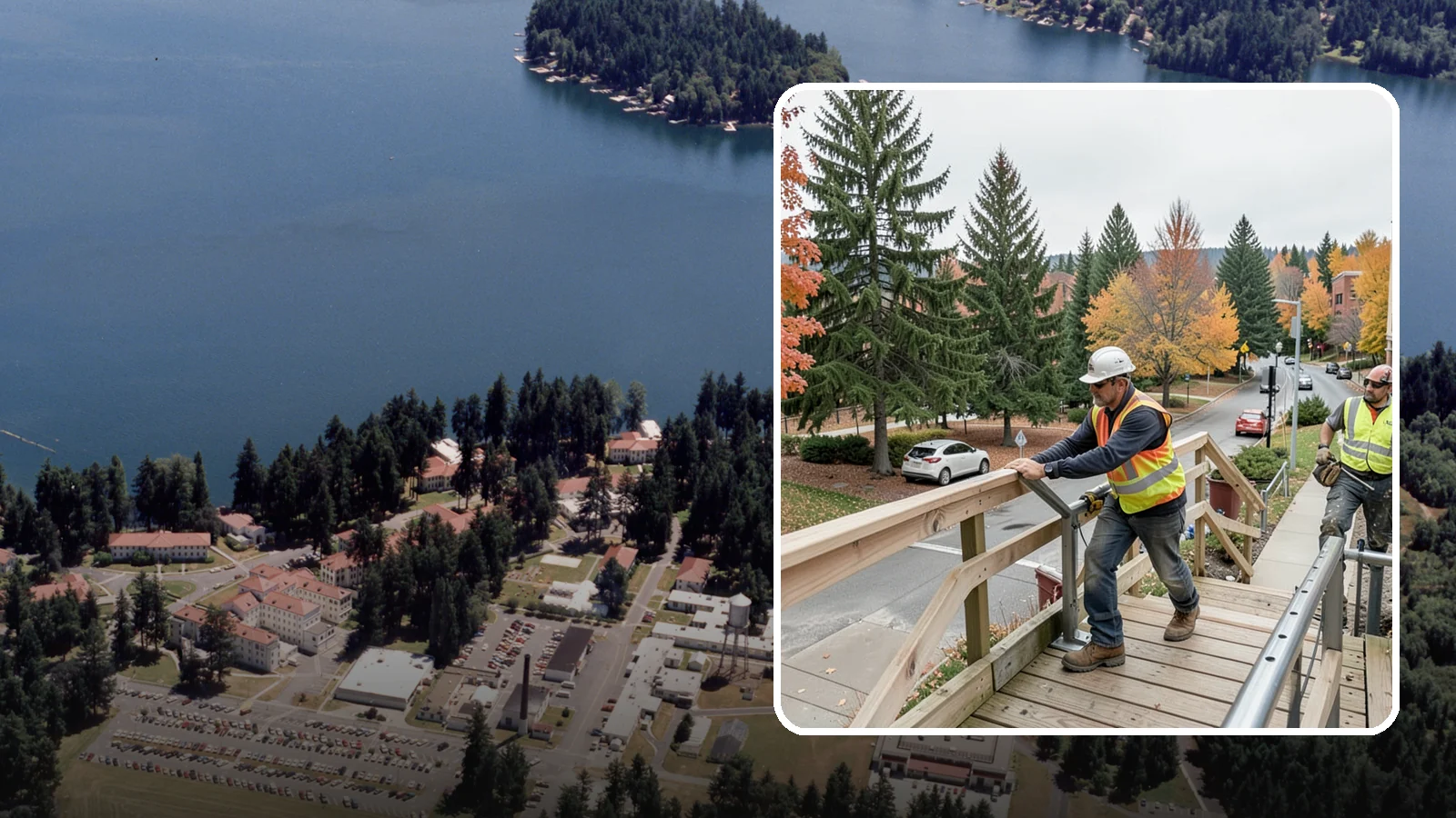 Handrail Installation in Lakewood, Pierce County, WA - We install code-compliant handrails and guardrails at stairs, ramps, and elevated public surfaces.
