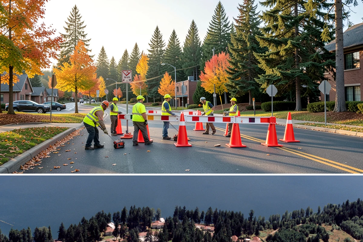 Handrail Installation in Lakewood, Pierce County, WA - Handrail installation proceeds year-round, with anchoring into new concrete timed after adequate cure in drier months.