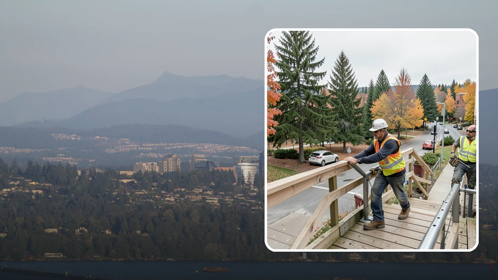 Handrail Installation in Medina, King County, WA - We install code-compliant handrails and guardrails at stairs, ramps, and elevated public surfaces.