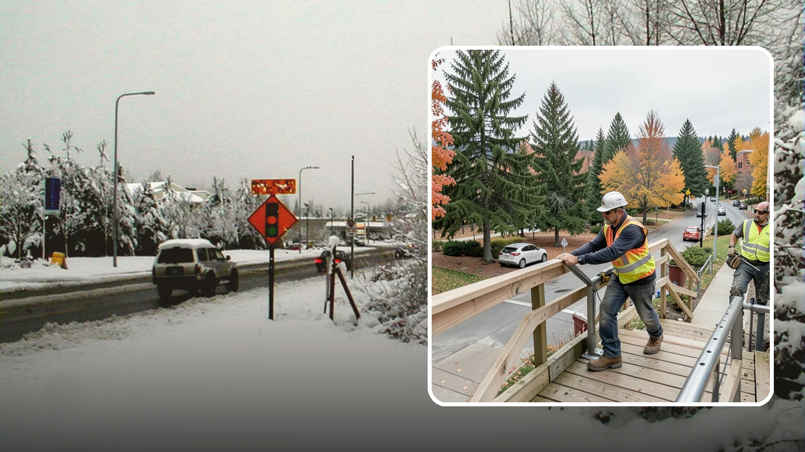 Handrail Installation in Newcastle, King County, WA - We install code-compliant handrails and guardrails at stairs, ramps, and elevated public surfaces.