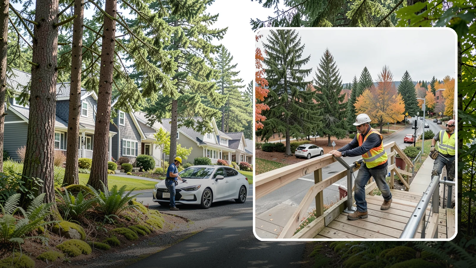 Handrail Installation in Normandy Park, King County, WA - We install code-compliant handrails and guardrails at stairs, ramps, and elevated public surfaces.