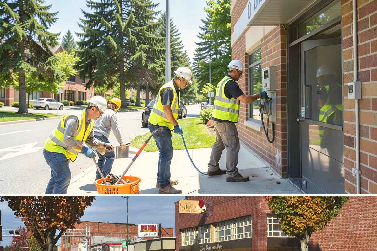 Handrail Installation in Puyallup, Pierce County, WA - Handrail installation proceeds year-round, with anchoring into new concrete timed after adequate cure in drier months.