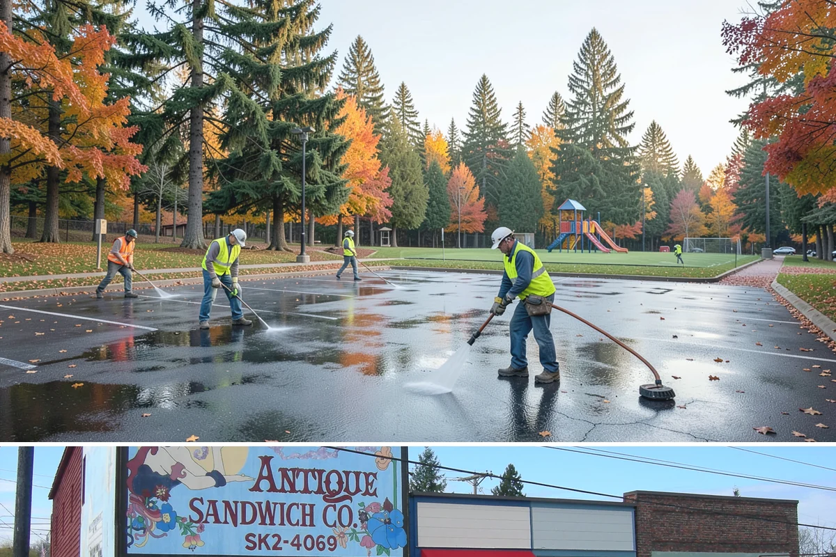 Handrail Installation in Ruston, Pierce County, WA - Handrail installation proceeds year-round, with anchoring into new concrete timed after adequate cure in drier months.