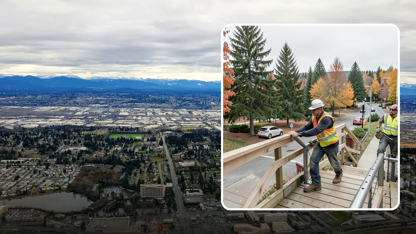 Handrail Installation in SeaTac, King County, WA - We install code-compliant handrails and guardrails at stairs, ramps, and elevated public surfaces.